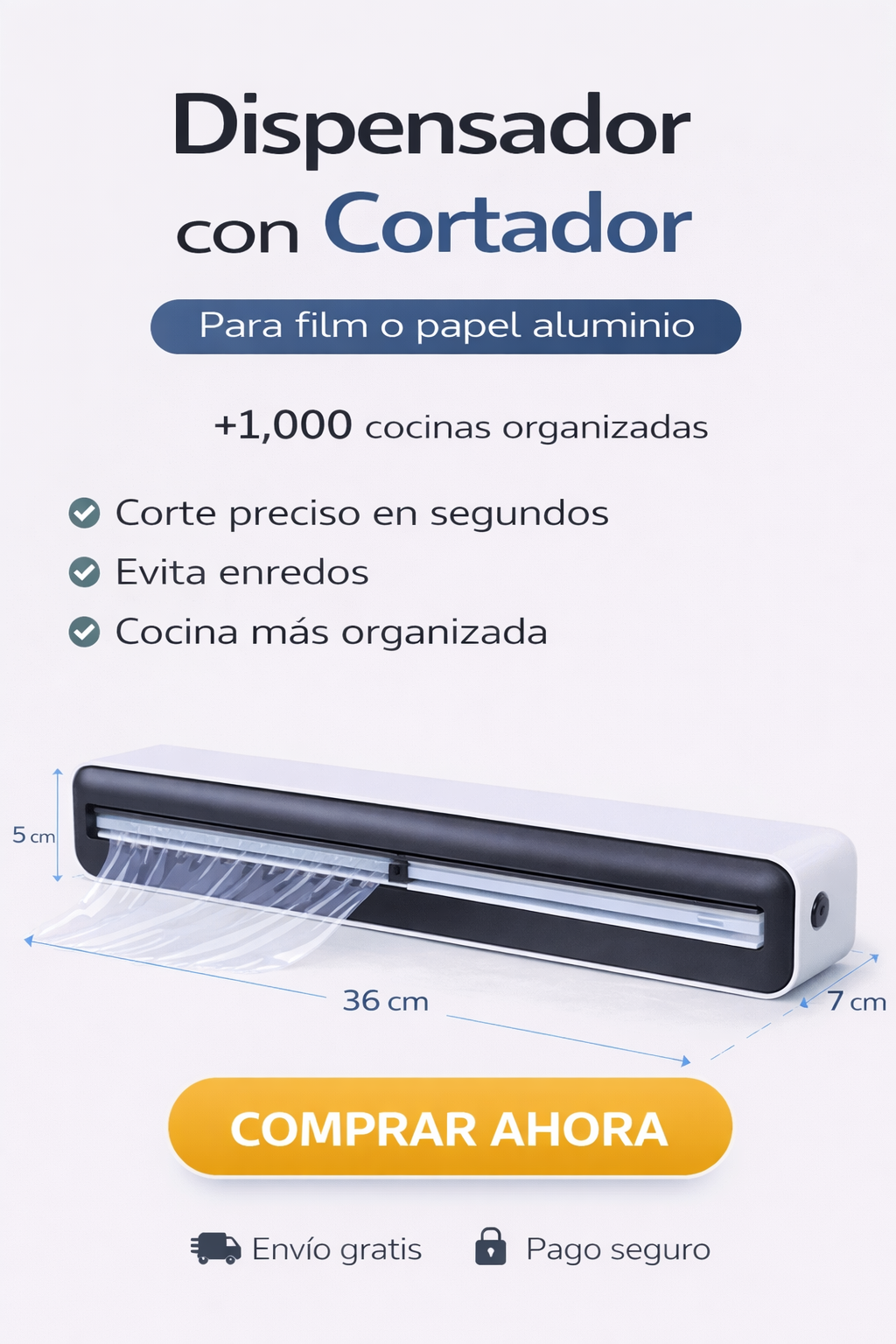 Dispensador Con Cortador