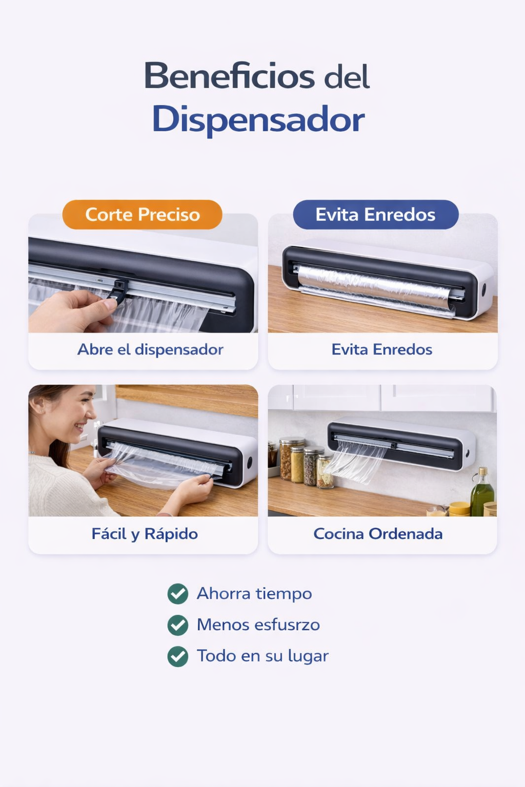 Dispensador Con Cortador